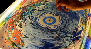 The Art of Ebru or Paper Marbling