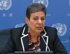 Dr. Hanan Ashrawi: Normalizing aggression and impunity will not achieve peace