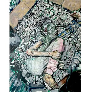 الفنان الأمريكي براين كارلسون يرسم خذلان العالم لفلسطين